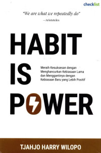 Image of HABIT IS POWER